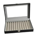 thumbnail image 4 of Organizador de joyería de cajas de lápiz Pen Caqueta de recolección de colección portátil multifuncional Caso de recolección de pluma para la oficina 12 cuadrículas, 4 of 10