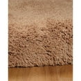 thumbnail image 3 of Linon Luxe Plush Shag Hand Tufted Polyester 8'x10' Rug in Sand Brown, 3 of 6