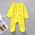 thumbnail image 4 of Aayomet Jumpsuit For Baby Boy Baby Girls' Long-Sleeve Coveralls, Multipacks,Yellow 18-24 Months, 4 of 5