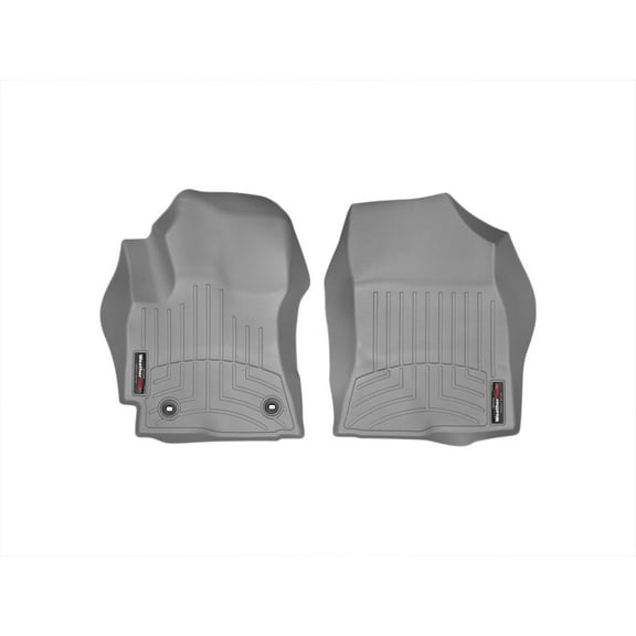 WeatherTech Custom Fit FloorLiners compatible with 2014-2016 Toyota Corolla - 1st Row (Driver & Passenger), Grey