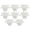 White, variant on Drezz 8 Multifunctional Gift Boxes in The Shape of [unclear - Possibly [party Favors" Or [celebrations"] for Parties, Engagements And Other Occasions Black