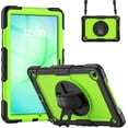 thumbnail image 1 of Funda para Samsung Galaxy Tab A11 Plus de 11 pulgadas (2025) y A9 Plus de 11 pulgadas (2023), resistente, a prueba de golpes, con soporte giratorio de 360° y correa de mano/bandolera., 1 of 9