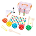 thumbnail image 2 of Montessori Set Clip Beads Juguetes Juego de mesa para perfke Tubo de ensayo de perlas de clip, 2 of 8