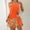 Orange, variant on BRGZLK Women's Swimsuit Fashion Tankini Sports Belt Skirt Two-Piece 2026 Bohemian Anti Roll Set