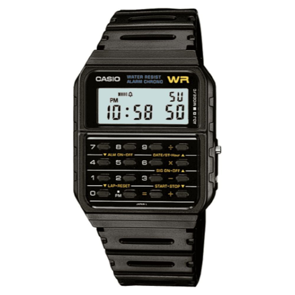 Casio Men's Vintage Calculator and Calendar Watch CA53W-1