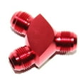 thumbnail image 6 of RED Male Flare Y-Block Fitting Adapter AN10 10-AN Male to 2X AN10 10-AN Male RED Male Flare Y-Block Fitting Adapter AN10 10-AN Male to 2X AN10 10-AN Male, 6 of 7