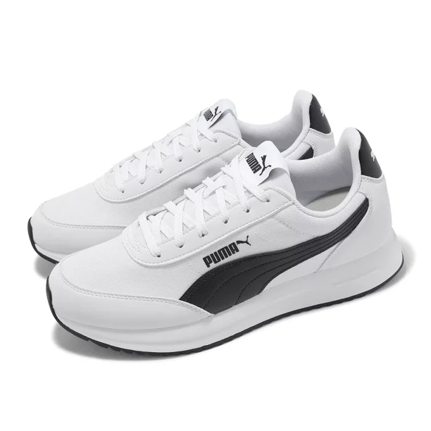 PU & MA R78 Lightwind White Black Men Unisex Casual Lifestyle Shoes 400267-02