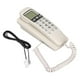 thumbnail image 1 of Multifunction Corded Wall Phone with Calendar, LCD Display, Caller ID, Landline with Buttons, for Home and Office, White, 1 of 4