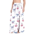 thumbnail image 2 of Women Sarong Wraps Cherry Bow Swimsuit Beach Pareo Bikini Coverups Skirt L, 2 of 7