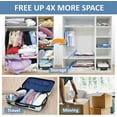 thumbnail image 3 of czcpp-12 Pack Vacuum Storage Bags, Space Saver Bags (2 Jumbo/2 Large/2 Medium/2 Small/4 Roll) Compression Storage Bags for Comforters and Blankets, Vacuum Sealer Bags for Clothes Storage, Hand Pump I, 3 of 4