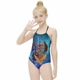 thumbnail image 6 of Wings Of Fire WOF Girls One Piece Swimsuits Quick Dry Bathing Suit Swimwear Swimming Suit 9-11Y(140cm), 6 of 8