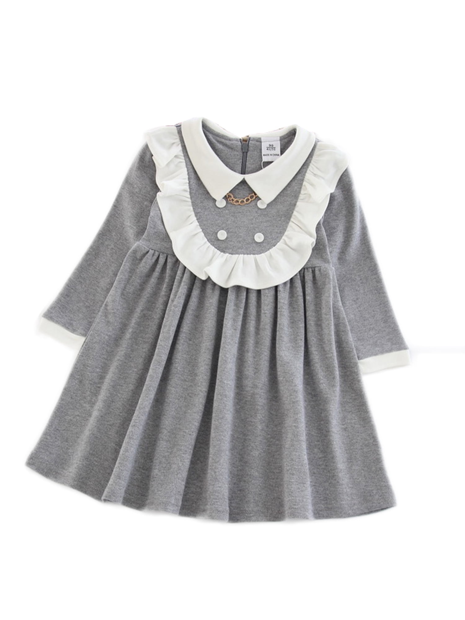 little girl grey dress
