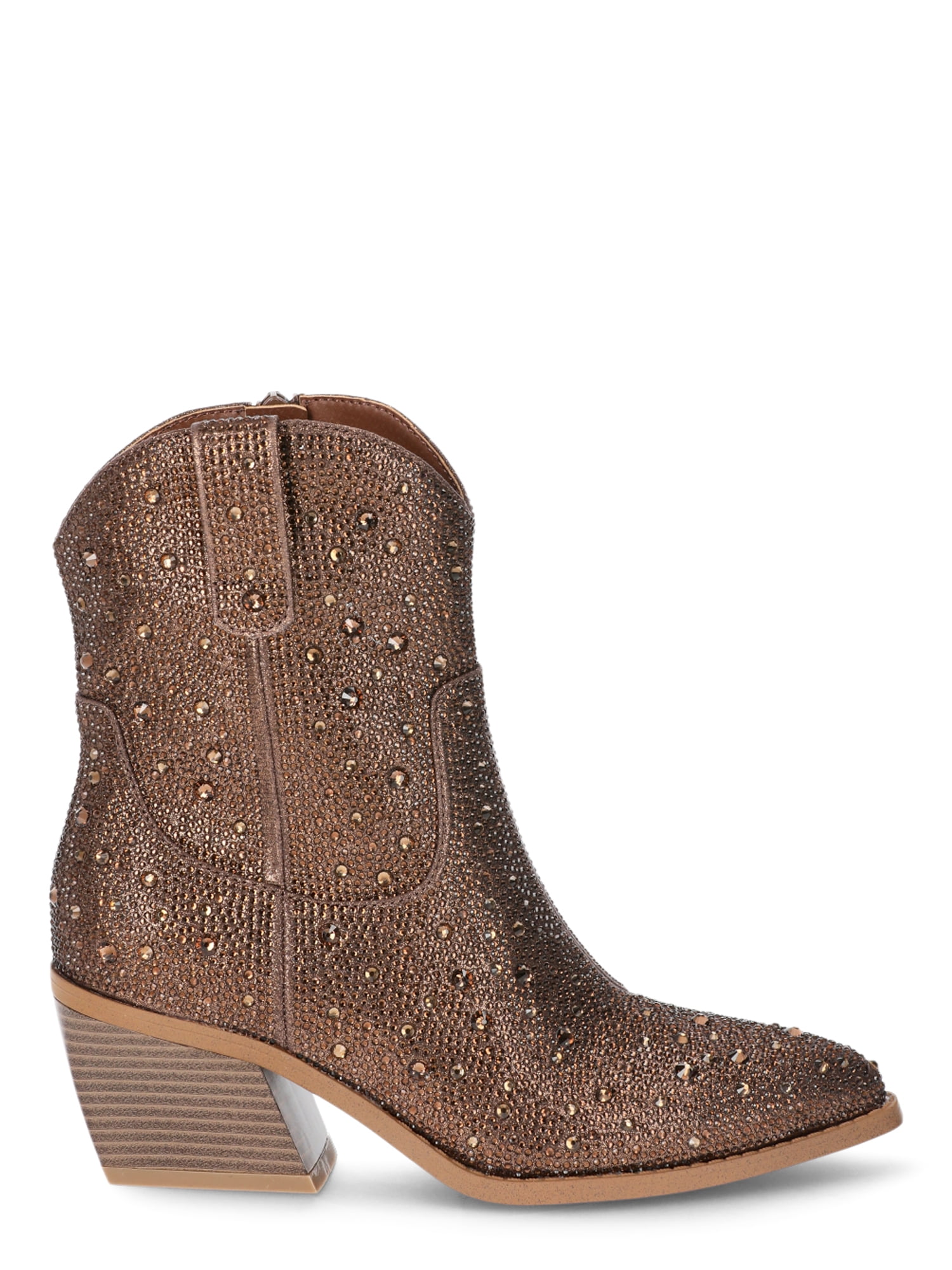 Madden NYC Women's Bling Short Cowboy Boots