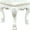 White, variant on Nightstand Featuring Center Metal Glide System / Useful for Bedroom Storage
