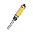 thumbnail image 1 of 1/4 "Cojinete Del Vástago Del De Enrutamiento Fresa De Broca Muela 25 Mm Amarillo Cola Trim Router Bit, 1 of 6