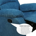 thumbnail image 6 of 3 Piece Manual Recliner Sofa Couch, Home Theater Seating with Cup Holders, Living Room Furniture Sofa Set for Home Office, 6 of 6