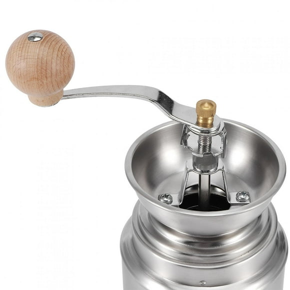 Adjustable Multifunction Pepper Grinder, Coffee Grinder, Silver Salt Vanilla for Kitchen Nutmeg