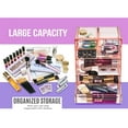 thumbnail image 6 of Sorbus Cosmetics Makeup and Jewelry Big Storage Case Display - Stylish Vanity, Bathroom Case (3 Large, 4 Small Drawers, Pink), 6 of 10
