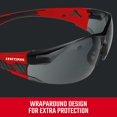 thumbnail image 4 of Gafas de Seguridad Craftsman Ahumadas Marco Rojo Ajuste Cómodo, 4 of 5