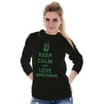 thumbnail image 4 of Keep Calm Love Leprechauns St Paddys Long Sleeve TShirt Men Women Brisco Brands S, 4 of 6