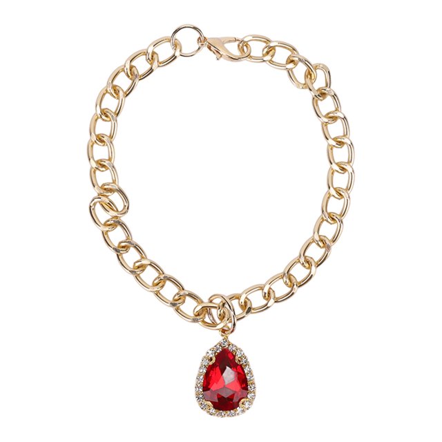 Collares De Diamantes De Imitación Para Mascotas, Hermoso Regalo, Collar Ajustable Con Colgante Para Perro, Diseño Brillante, Llamativo Para Perros Pequeños ANGGREK ED2110