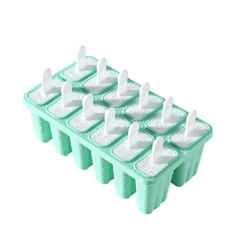 SDJMa Mini Ice Cube Trays, 12-Hole Silicone Small Ice Maker for