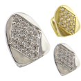 thumbnail image 2 of Halloween Grill Teeth Set Single Shiny Rhinestone Top Grillz Vampire Fangs Grill, 2 of 10