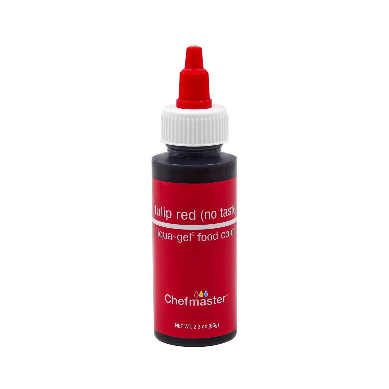 Chefmaster by US Cake Supply 2.3-Ounce Tulip Red Liqua-Gel Cake Food Coloring