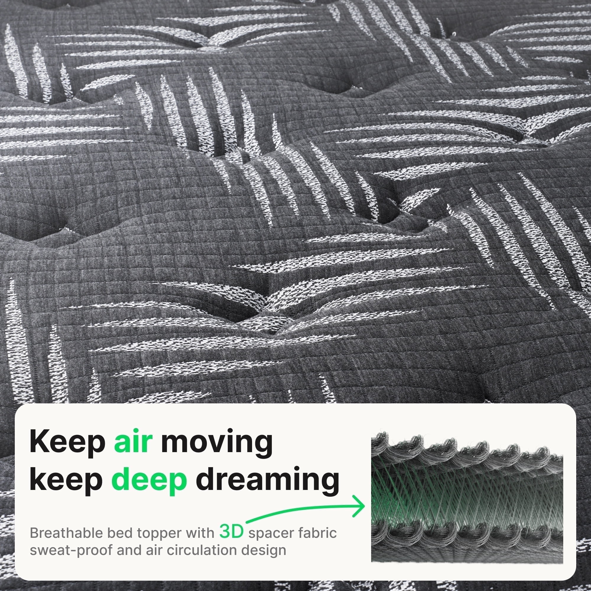 Behost Full Size Mattress 10 inch, CertiPUR-US Cooling Memory Foam Hybrid Mattress in a Box for Full Bed, Deep Sleep Mattresses