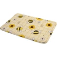 thumbnail image 4 of Bathroom Rugs Door Mat Floor Mat Super Cozy Cute Bee and Sunflower Print Bathroom Carpet Decorative Indoor Outdoor 23.6x15.7 inch Carpet Runner, 4 of 4