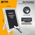 thumbnail image 3 of Letrero de pizarra Better Office Products enmarcado 9,5 x 14 cm, 3 of 8