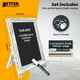 thumbnail image 3 of Letrero de pizarra Better Office Products enmarcado 9,5 x 14 cm, 3 of 8