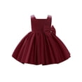 thumbnail image 1 of Xingqing Robe Bébé Fille Grand Nœud Princesse Tutu Fête Anniversaire Mariage, 1 of 8