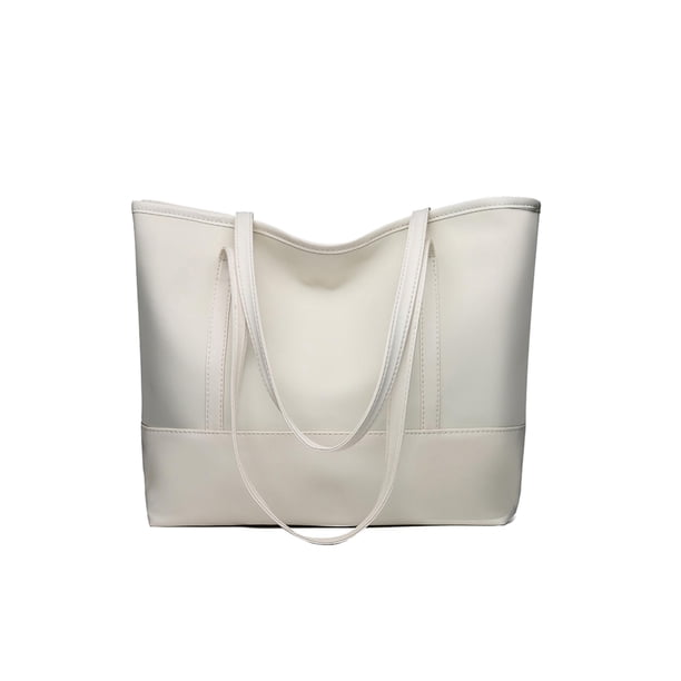 Bolso Con Asa Superior para Mujer Compras Hombro Empalme Cuero Oxford Bolsos Elegantes Gran Capacidad Simples Calle Viajeros