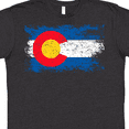 thumbnail image 4 of Inktastic Colorado Flag Distressed Look T-Shirt, 4 of 5