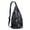 Black-36, variant on 4-Pockets Cross Body Bags for Woman Men,Cute Sea Life Sling Bag Chest Bag with Adjustable Strap Women's Crossbody Bags for Outdoors Hiking Traveling