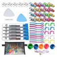 thumbnail image 1 of Bobbin Holder Clamp Clips Sewing Clips Bobbin Thread Holders Measuring Tape with Storage Bag Sewing, 1 of 8