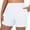 White, variant on swim shorts women slimming 2025 trendy Women's Swim Board Shorts UPF50+ Quick Dry Swimsuit Bottoms Full Liner Boyshort Bathing Suit Bottom with Pocket ﻿Women Plus Size High Waist Bikini Bottoms Swim