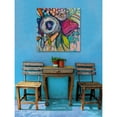 thumbnail image 4 of "Floral Dimensions" Painting Print on Wrapped Canvas, 4 of 5