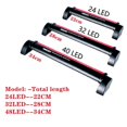 thumbnail image 2 of Barra de luces de freno LED de 12 V y 32 LED para coche, luz de señal de estacionamiento trasera, luz de advertencia de parada de montaje alto para camión, universal, 24283240LED, 24LED, 2 of 5