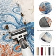 thumbnail image 5 of Entryway Rug 2'x3', Blue Ocean Octopus Kitchen Runner Rugs Non-Slip Carpet Mats, Coastal Nautical Coral Starfish Leaves Bedside Rugs Runners Washable Floor Carpet for Bathroom Laundry Room, 5 of 8