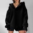 thumbnail image 7 of Kaemgyyd Sweatshirts for Women Plus-Size Hoodies V Neck Pullover Solid Color Long Sleeve Basic Trendy Fall Outfits Tops, 7 of 7
