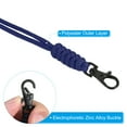 thumbnail image 4 of Uxcell 19" Paracord Lanyard Lobster Clasp Necklace Cord Badge Holder Strap, Blue 3 Pack, 4 of 5