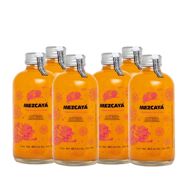Caja 6 Bebida Alcoholica Preparada MEZCAYÁ 463 ml