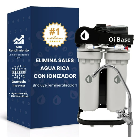 Purificador de Agua Pura Ósmosis Inversa, Oi Base, Filtro de Agua, 7 Etapas