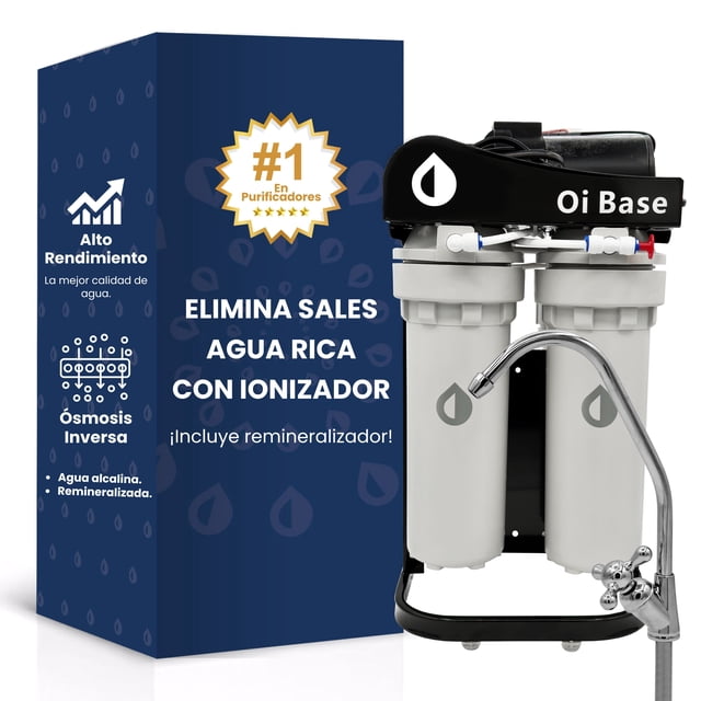 Purificador de Agua Pura Ósmosis Inversa, Oi Base, Filtro de Agua, 7 Etapas