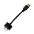 thumbnail image 2 of Scienceny Lámpara de noche de control de voz rotativa de alimentación USB de luz LED de ambiente automotriz Automoción decorativa y accesorios, 2 of 6