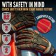 thumbnail image 2 of Guantes Cestus Deep II Grip 3075 para hombre, palma roja, talla XL, 2 of 5