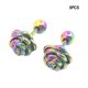 thumbnail image 4 of Pendientes de 5 piezas, aretes redondos, regalos geométricos, accesorios de joyería, cartílago, abalorio de boda a la moda para mujeres y Ropa, zapatos y accesorios Miscelánea bola de colores Minnieouse AP009678-01B, 4 of 6