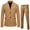 30 Khaki, variant on Mens Suit Classic 2 Piece Slim Fit Button Down Solid Blazer Jacket Pant Tuxedo Set formal Business Wedding Party Outfits